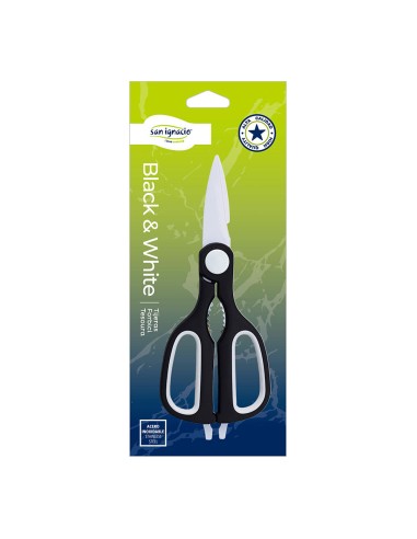 Tijeras 21,3 cm acero inox black & white cook...