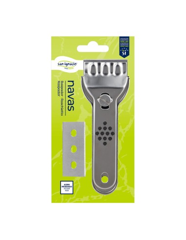 Rasqueta 13,7 x 4,5 cm acero inox navas sg-7278...