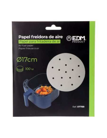 Papel freidora de aire ø17cm 100 uds