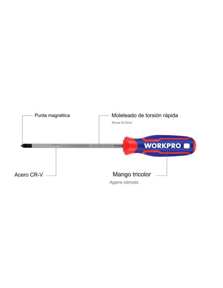 Destornillador phillips ph0 x 75 mm