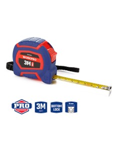 Flexómetro 3m x 16mm. workpro 2