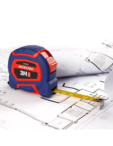 Flexómetro 3m x 16mm. workpro