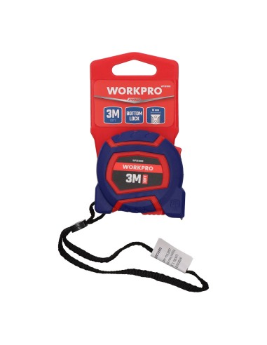 Flexómetro 3m x 16mm. workpro