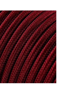 Carrete cable cordón tubular h03vv-f 2 x 0,75 mm² burdeos, 25 m