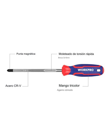 Destornillador phillips ph3 x 150mm