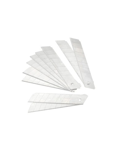 Cuchillas cutter 18 mm, 10 unidades