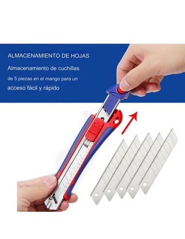 Cúter de carga automática de 18mm. workpro