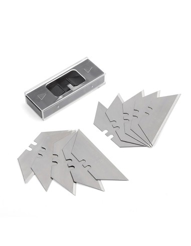 Cuchillas cutter trapezoidales, 10 unidades