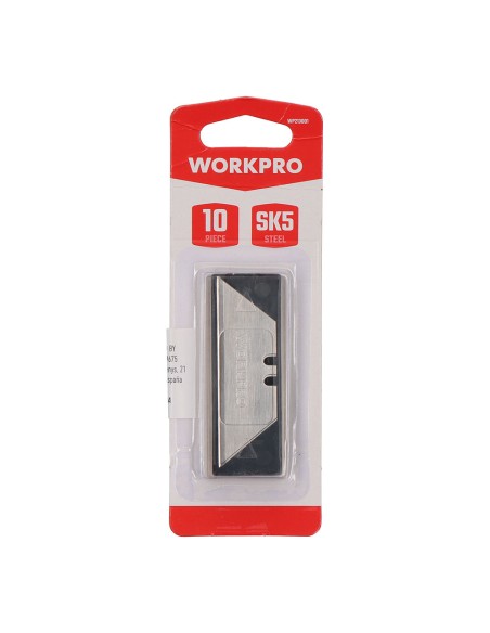 Cuchillas cutter trapezoidales, 10 unidades