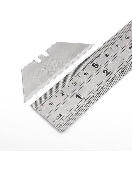 Cuchillas cutter trapezoidales, 10 unidades