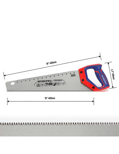 Serrucho universal 40cm. workpro