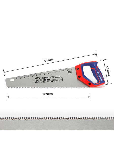Serrucho universal 40cm. workpro