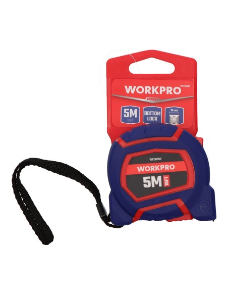 Flexómetro 5m x 19mm. workpro
