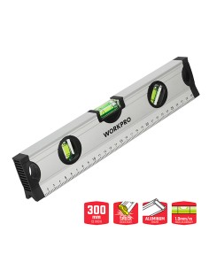 Nivel de burbuja 30cm. workpro 2