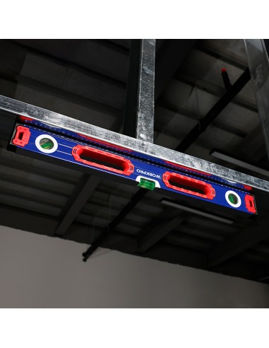 Nivel de burbuja c/base mágnetica 60cm. workpro