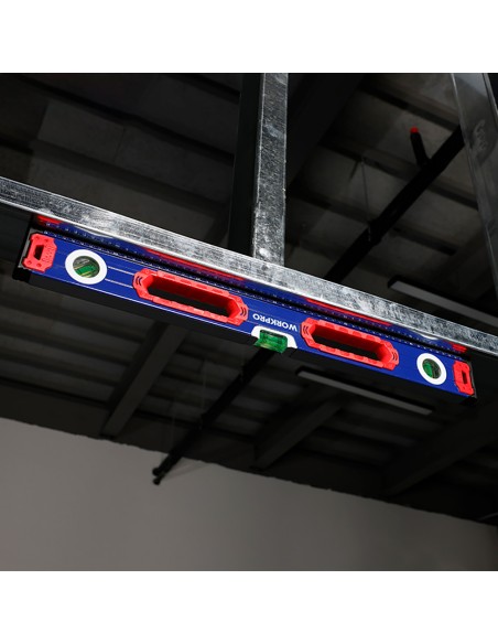 Nivel de burbuja c/base mágnetica 60cm. workpro