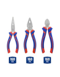 Alicates 160 mm, 3 piezas 2