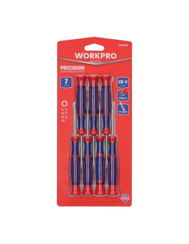 Destornilladores precisión torx, 7 piezas