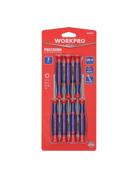 Destornilladores precisión torx, 7 piezas