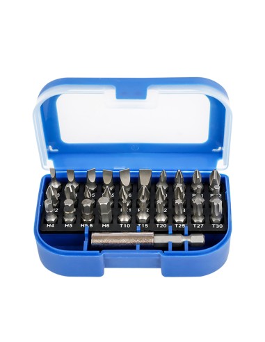 Puntas destornillador, juego 31 piezas. workpro