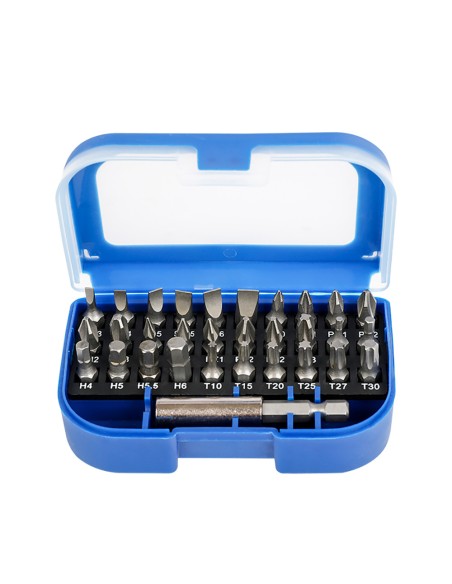 Puntas destornillador, juego 31 piezas. workpro