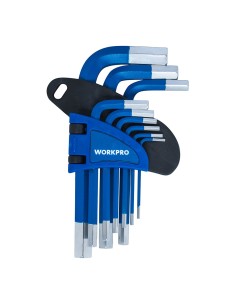 Llaves allen, juego 9 piezas, (métrico)