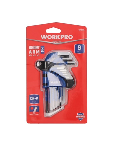 Llaves allen, juego 9 piezas, (métrico)