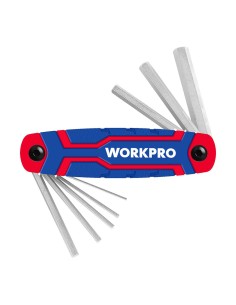 Llaves allen, juego de 8 piezas, plegables (métrico)