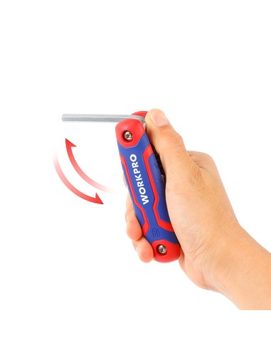 Llaves allen, juego de 8 piezas, plegables...