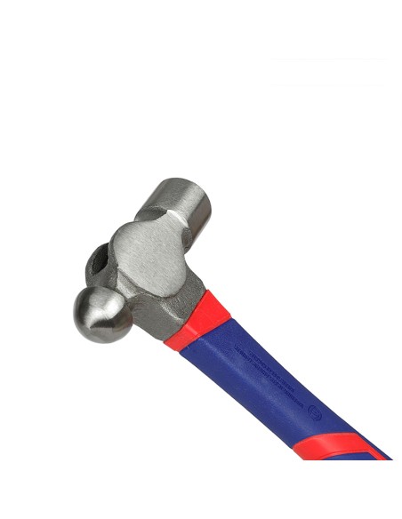 Martillo de bola de 450g con mango de fibra de vidrio. workpro