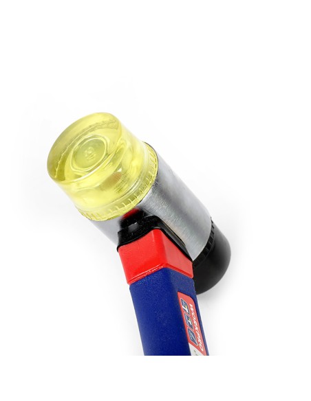 Martillo de nylon con mango de fibra de vidrio. workpro