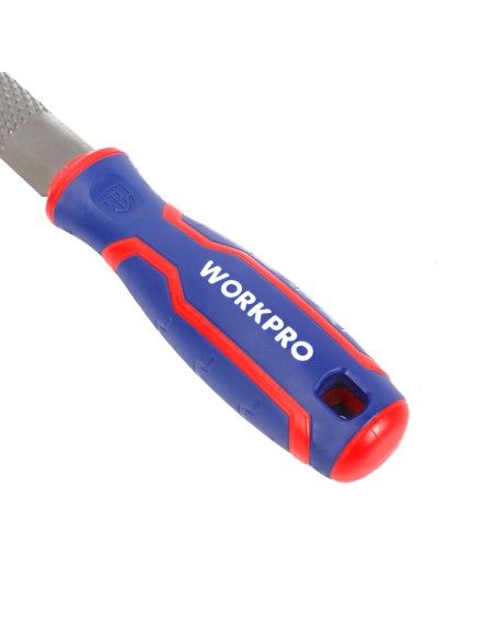 Escofinas 200mm, juego 3 piezas. workpro