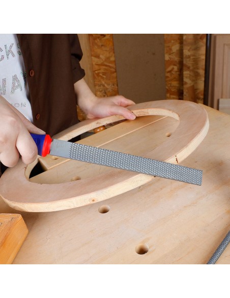 Escofinas 200mm, juego 3 piezas. workpro