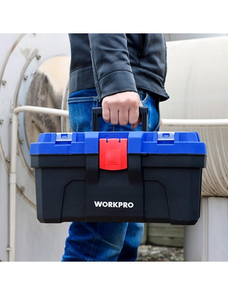 Caja de herramientas 41x23x20,5cm. workpro