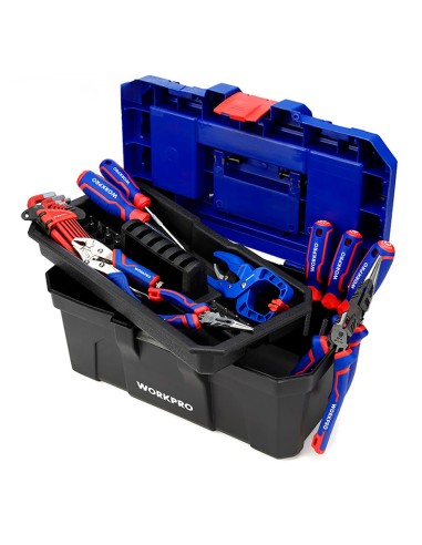 Caja de herramientas 41x23x20,5cm. workpro