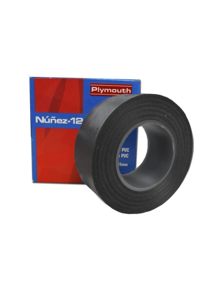 Cinta aislante negra 10 m x 19 mm