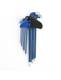 Llaves allen largas, juego 9 piezas, (métrico) 2