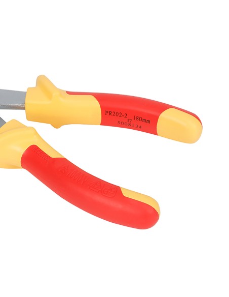 Alicates de corte diagonal, aislado vde, 180 mm