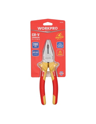 Alicates universales aislados vde 200 mm