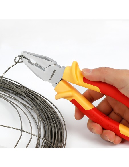 Alicates universales aislados vde 200 mm