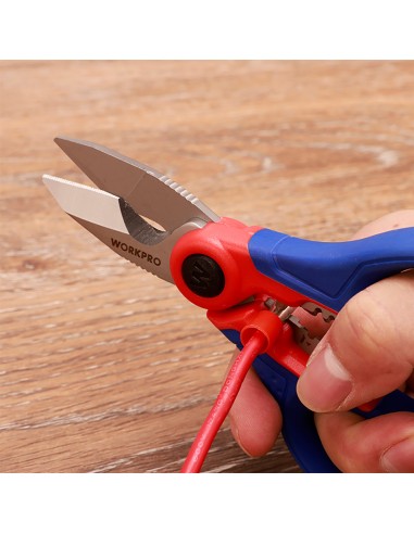 Tijera de electricista. workpro