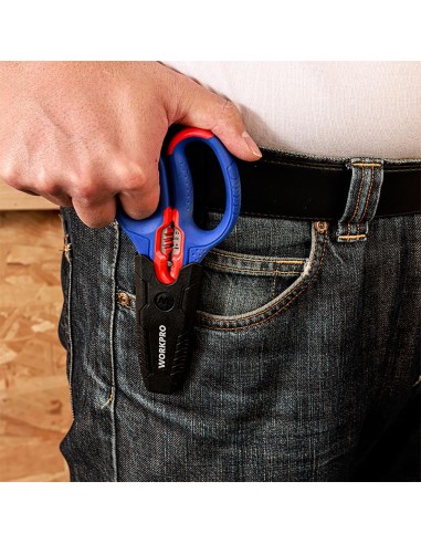 Tijera de electricista. workpro