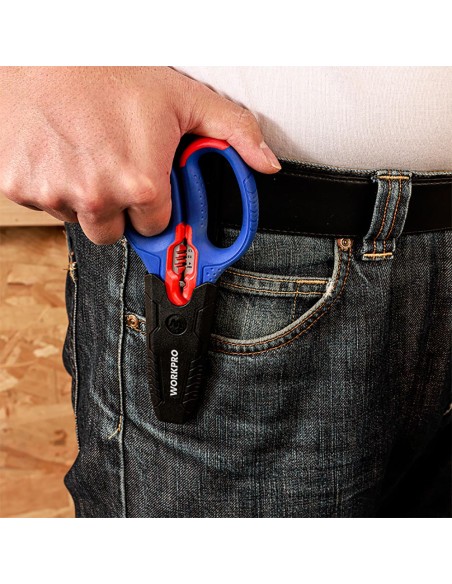 Tijera de electricista. workpro