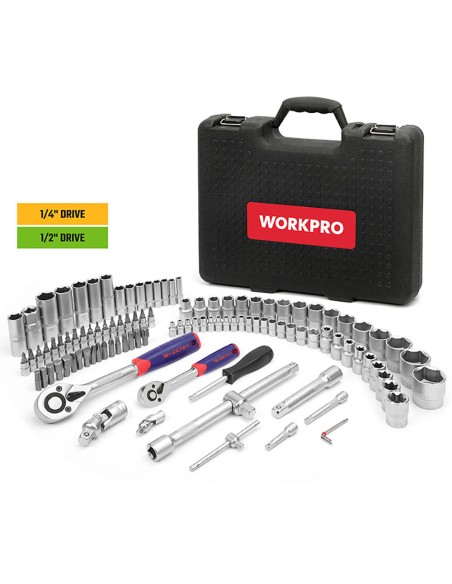 Herramientas mecánica, juego de 108 piezas. workpro Herramientas mecánica, juego de 108 piezas. workpro