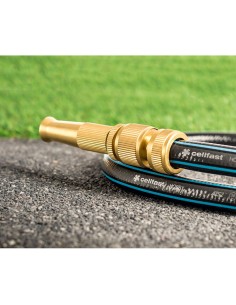 Conector rápido manguera stop de latón brass 5/8" 2