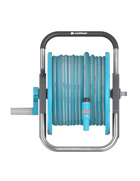 Kit portamangueras equipado con 20 m de manguera aluplus