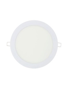 Downlight led empotrable redondo 20 w luz fria 6400 k 1500 lm blanco ø22,5 cm 2