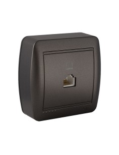 Toma de datos rj45. categoría 5e. de superficie. serie mural