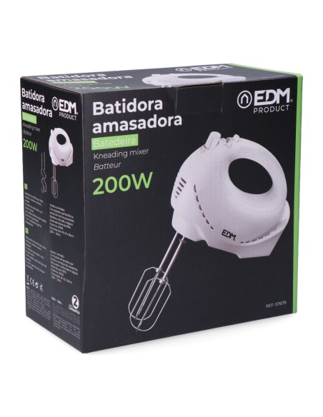 Batidora amasadora turbo 200w edm