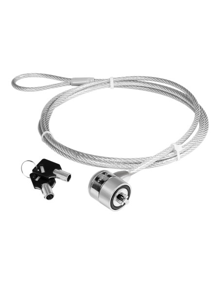Cable antirrobo para portatil con 2 llaves logilink